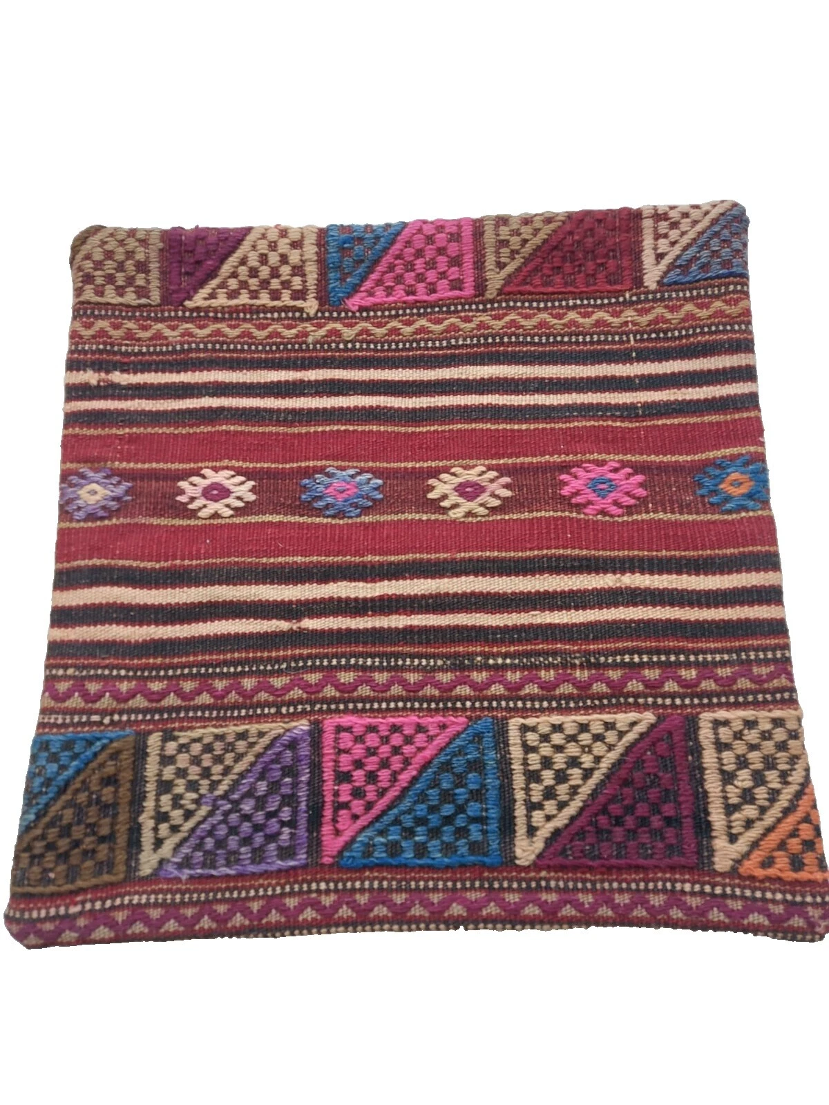 Handmade Floral Square Tropical Home Décor Pillows