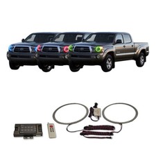 Rgb Multi Color Rf Headlight Halo Kit For Toyota Tacoma 05-11