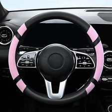 38cm 15'' Car Steering Wheel Cover for Women Girl Ice Silk Breathable Non -slip