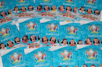 Panini Adrenalyn Euro 2020 EM 20 - 50 OVP Booster (400 cards)