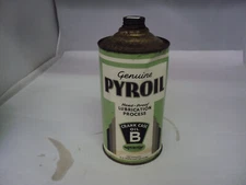 VINTAGE PYROIL CONE TOP SERVICE STATION CAN   844-G