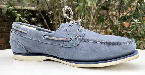 Timberland Clásico Amherst Zapatos de Barco de 2 Ojos, AZUL Nubuck 39.5 | Reino Unido 6.5 | EE. UU. 8.5W - Imagen 19 de 24