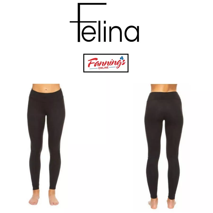 2 PACK Felina Ladies' Suede Legging Wide Flattering Waistband F54