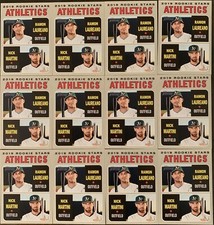(12) 2019 TOPPS HERITAGE ATHLETICS ROOKIE STAR RAMON LAUREANO MARTINI #21