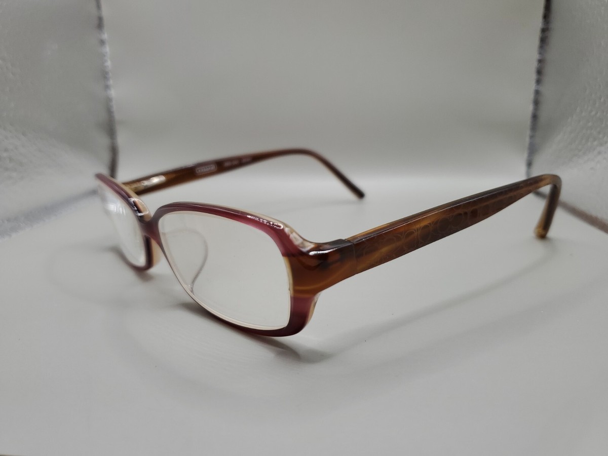 Womens Coach Abbi 544 Brown Berry Eyeglasses Frame 53-16-135
