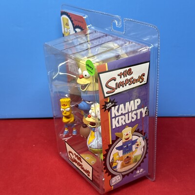 McFarlane The Simpsons Kamp Krusty Bart & Krusty Series 1 New 2007