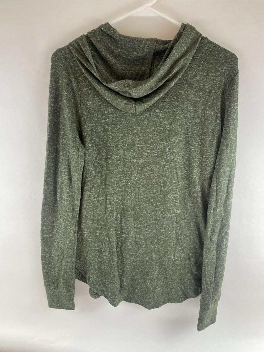 Grayson Threads Hooded Sweater Women's XS Military Green Oversized
