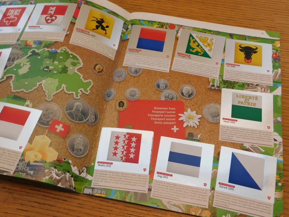 ALBUM COMPLET suisse AUTOCOLLANT MEINE SCHWEIZ STICKERS KOLLEKTION Valora AG - Photo 4/4