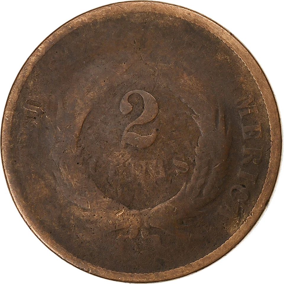 [#1220769] United States, 2 Cents, 1868, U.S. Mint, Copper-Tin-Zinc, VG, KM:94 - Image 2 of 2