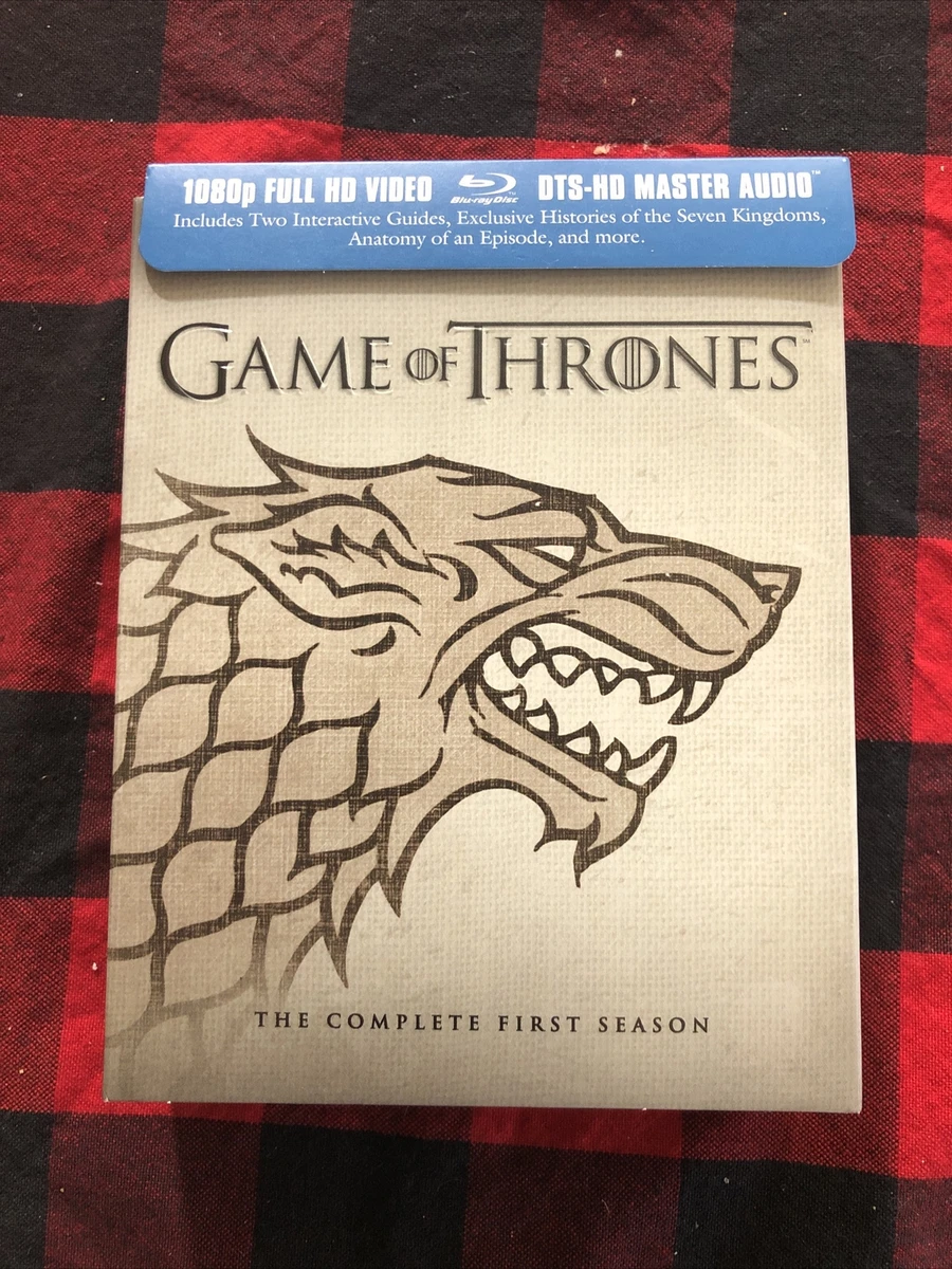 Game Of Thrones Season 1 Blu Ray Stark Edition Cover
