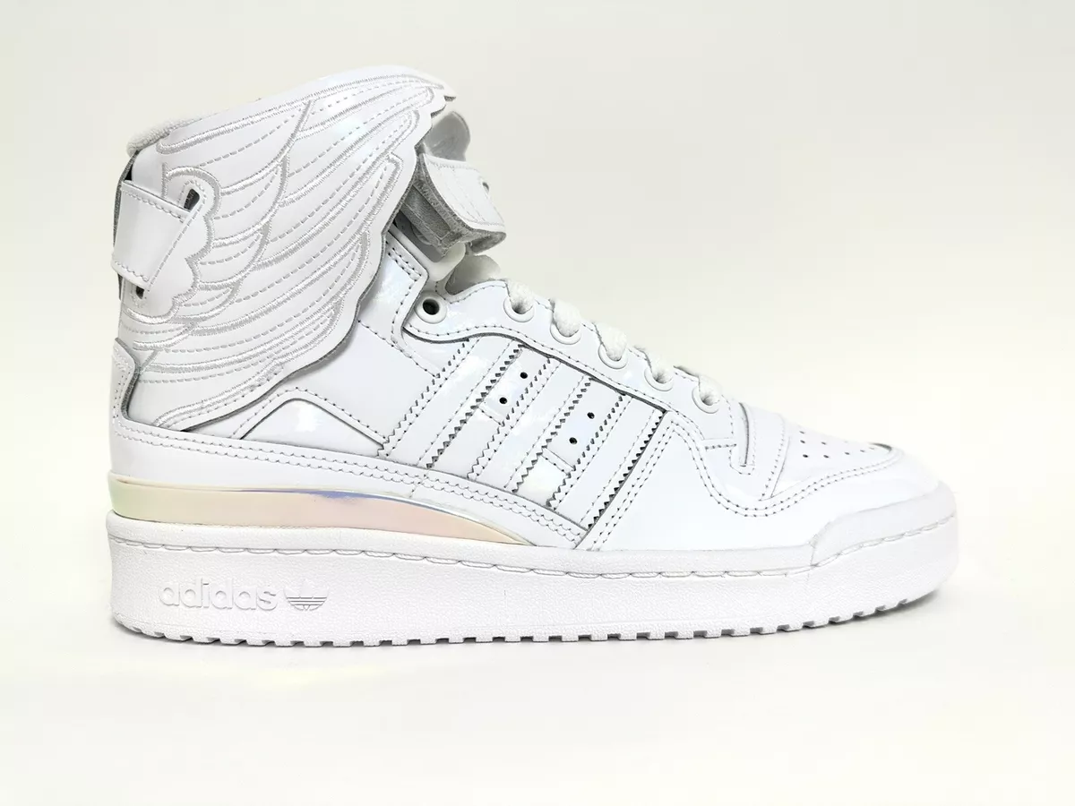 Adidas Men's Forum Wings 4.0 x Jeremy Scott Shoes White Opal