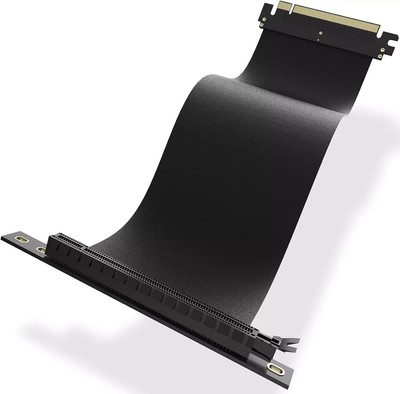 New PCIE 3.0 16X High Speed Flexible Extender Riser Cable Card Extension Port Ad
