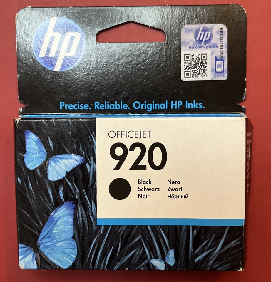 Genuine HP 920 Black & HP 920XL Magenta Ink - Expiry Dates Aug 16 & Feb 17 - Image 2 of 4