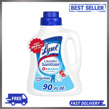 Lysol Disinfectant Laundry Sanitizer  Scent Booster, Laundry Detergent 90 Fl Oz
