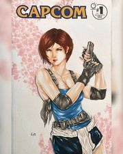 Jill Valentine - Original Art Sketch Cover | eBay US (Buy It Now)