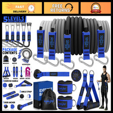 Resistance Bands Set with Handles, Door Anchor  Ankle Straps - Heavy Resistance