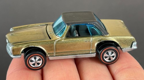 Vintage Hot Wheels Redline 1969 OLIVE Mercedes Benz 280SL w/BLACK Roof - STUNNER - Picture 8 of 10