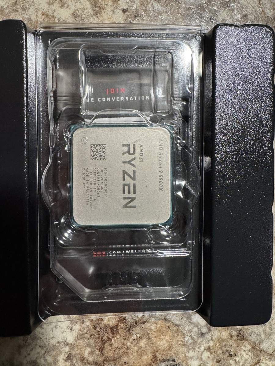 AMD Ryzen 9 5900X 12-Core 3.7GHz CPU Socket AM4 64MB L3 Cache 6MB