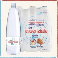 Essenziale Acqua Naturale Minerale Fonte Terme Boario Cassa Plastica Pet 6x1L