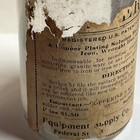 RARE 1924 COPPERINE Bottle-Copper Plating Solution w/Original Instructions — photo 2
