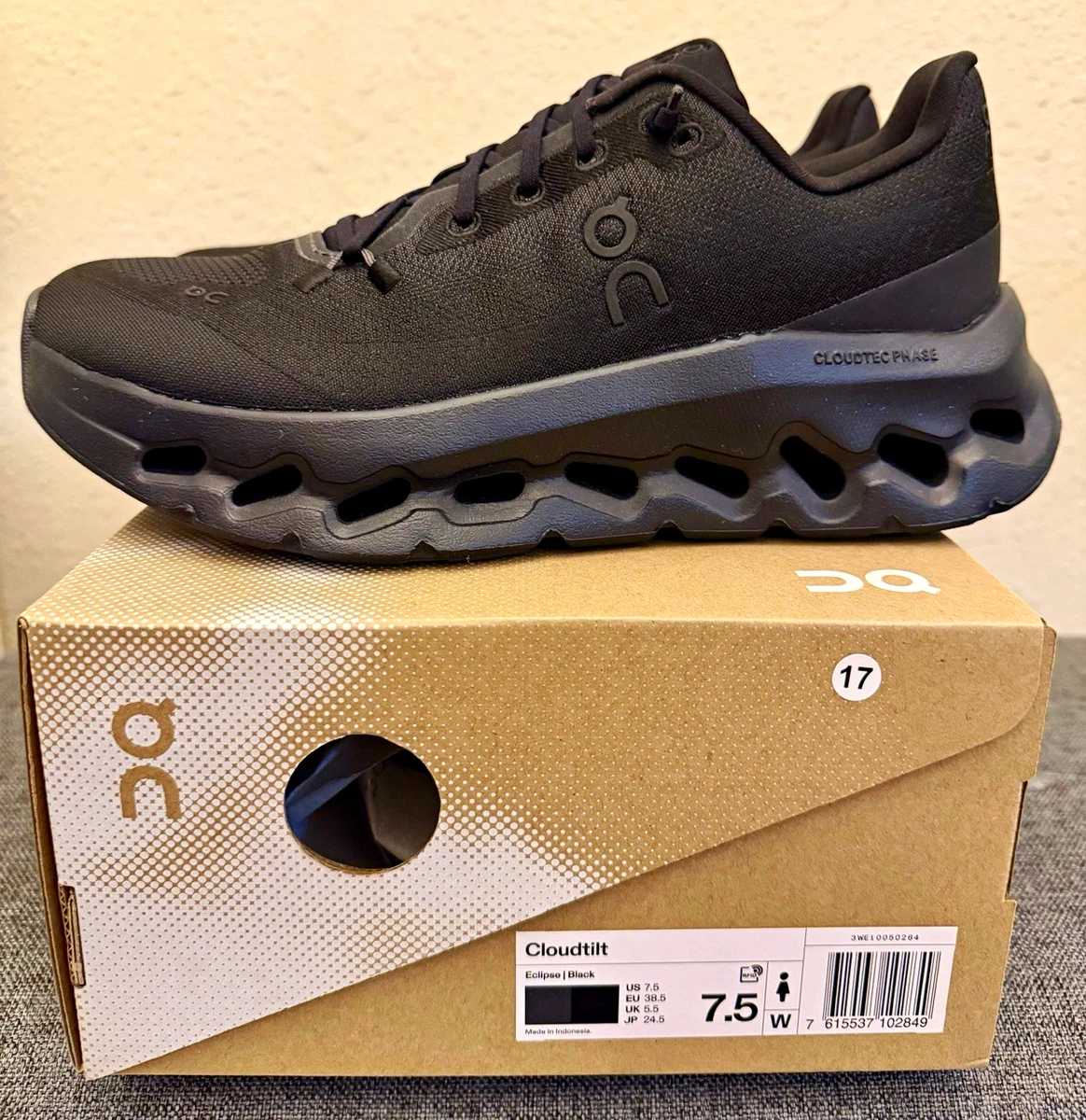 ON Cloudtilt Eclipse Black W for sale | eBay