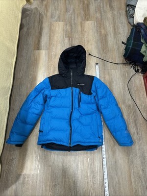 Columbia Walker Mill Down Jacket Navy 650 Fill Heat Seal  Men's Size Medium