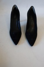 Women Michael Kors Dorothy Black Studded Suede Stiletto Heel Pumps 7.5