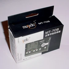 Musedo MT-70B Guitar Instrument Tuner W/ Clip-On - & Metronome !