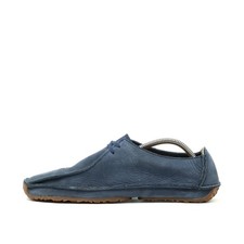 Clarks Originals Herren Mokassin Halbschuhe Blau Leder Handgefertigt EU 42