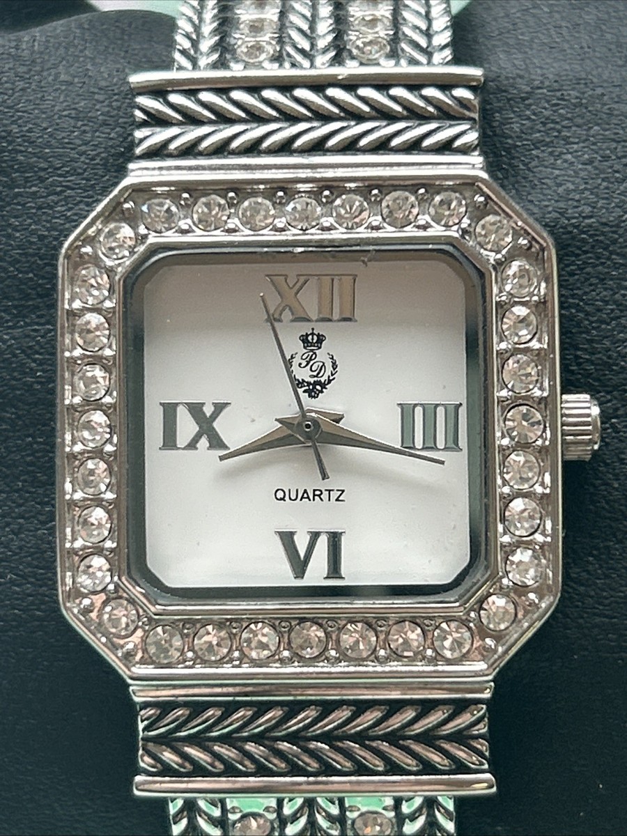 Premier Designs Silver Tone Women's Quartz Cuff Watch | eBay