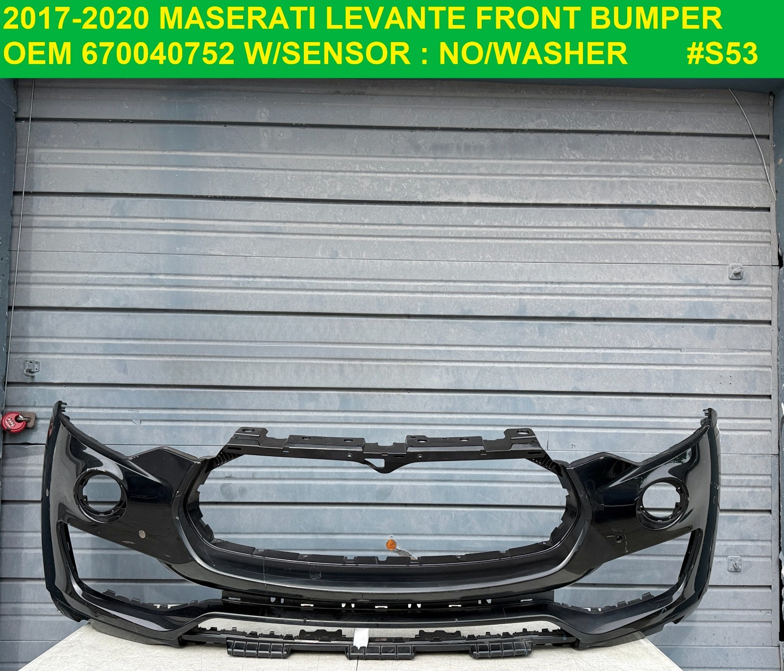 Maserati Levante 2017-2020 FRONT Front bumper