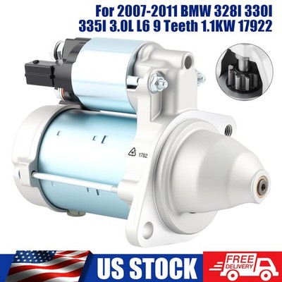 OEM Starter For BMW 128i 135i 328i 335i 528i X3 X5 X6 Z4 L6 3.0L 2008-2011 17922