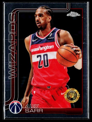 Alexandre Sarr – 2025-26 Topps Chrome Basketball · Base Cards #218 Alex Sarr