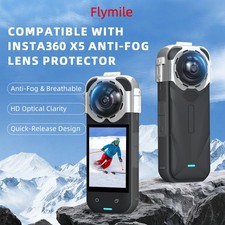 Lens Guard Protective Case Cover For Insta360 X5 Camera Quick-Release Anti-fog
