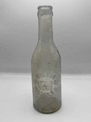 Rare Early 1900s Wilson Bottling Works Straight Side Soda Bottle (Wilson, NC)