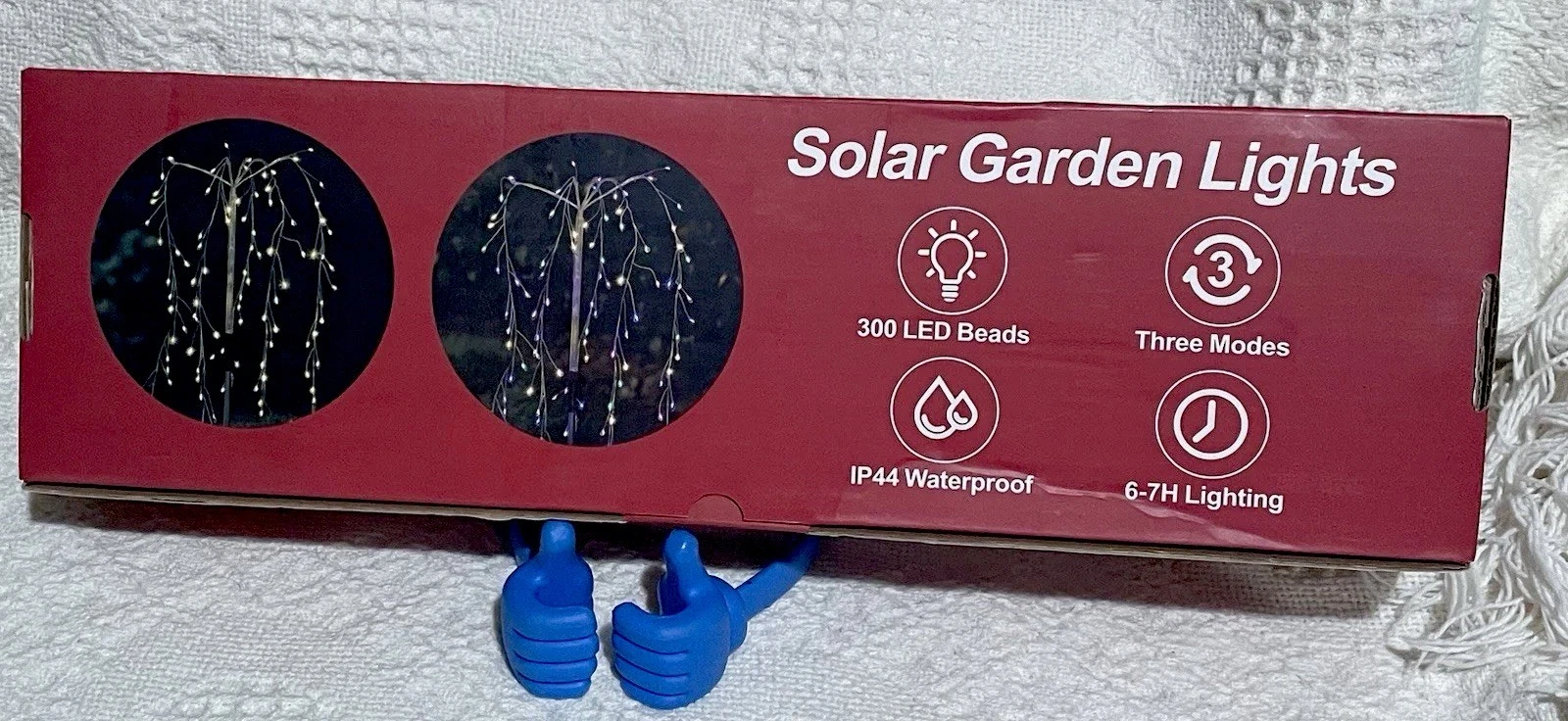 3 PCS Solar Garden Lights 300 LED Beads Outdoor Waterproof Patio Yard Decor New