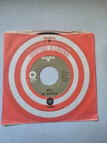 BEATLES mint capitol starline 45 "boys / kansas city"