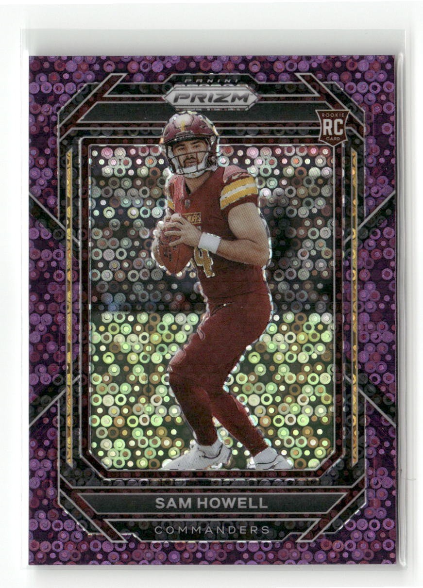 2022 Panini Prizm #306 Sam Howell No Huddle Purple #/35