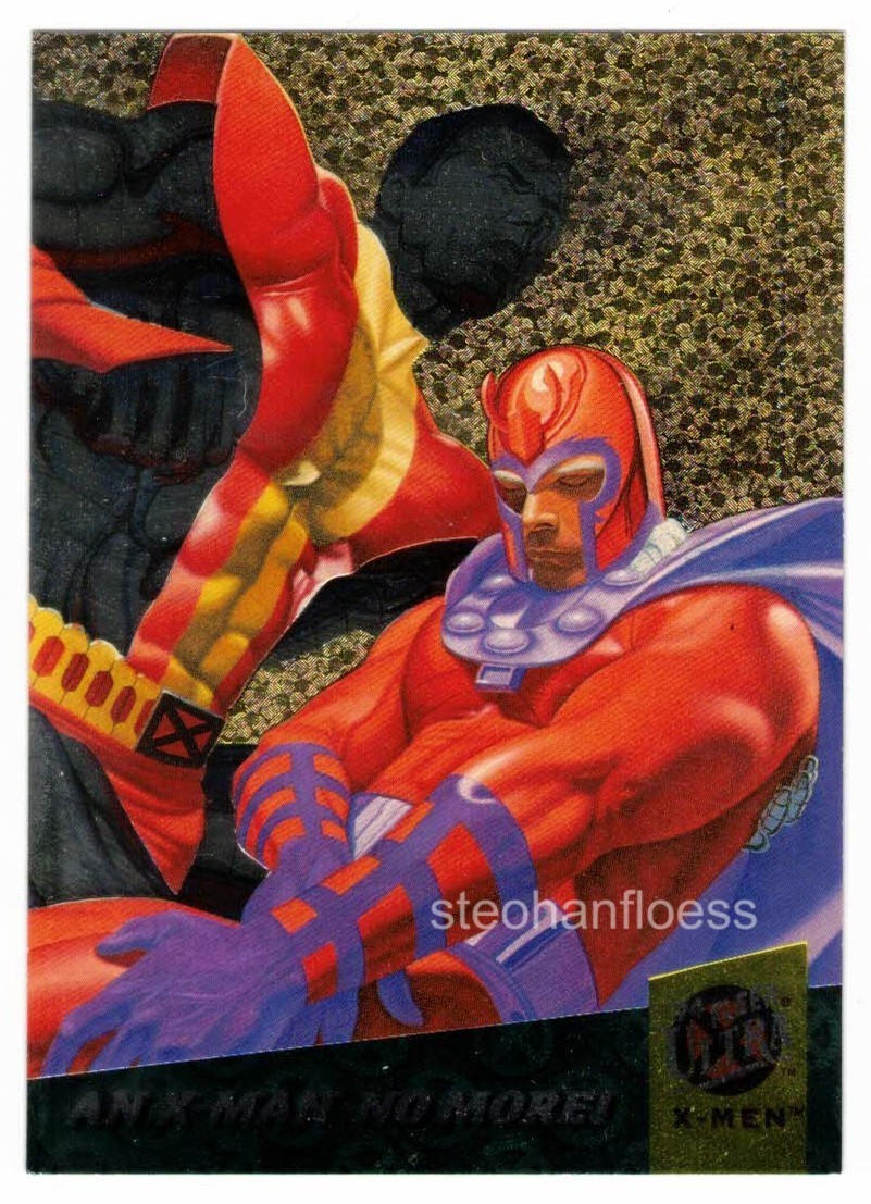 1994 Fleer Ultra X-Men Fatal Attractions Magneto An X-Man No More Colossus #3