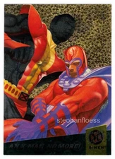 1994 Fleer Ultra X-Men Fatal Attractions Magneto An X-Man No More Colossus #3