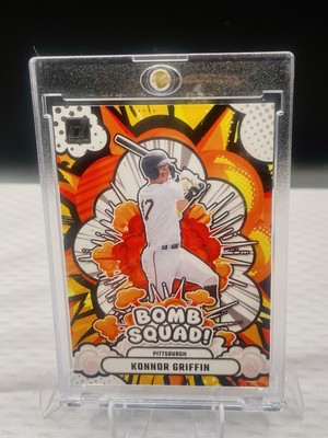 Panini 2025 Donruss Konnor Griffin Bomb Squad Baseball Card #3 w/MAG