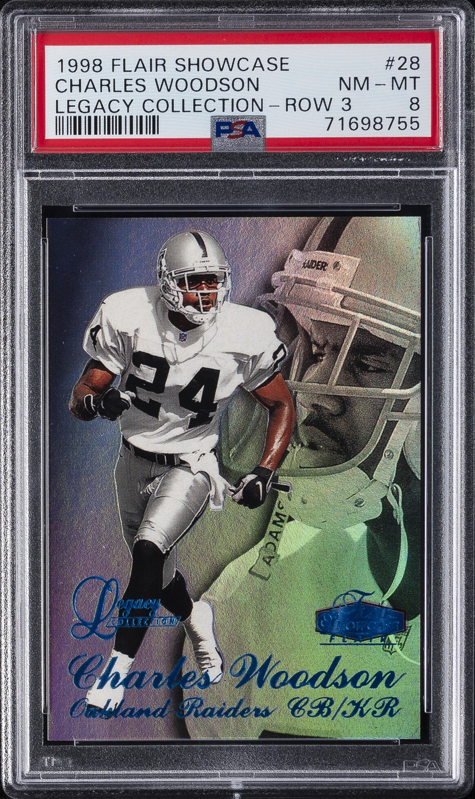 Charles Woodson Flair Showcase Legacy Collection #28 Row 3