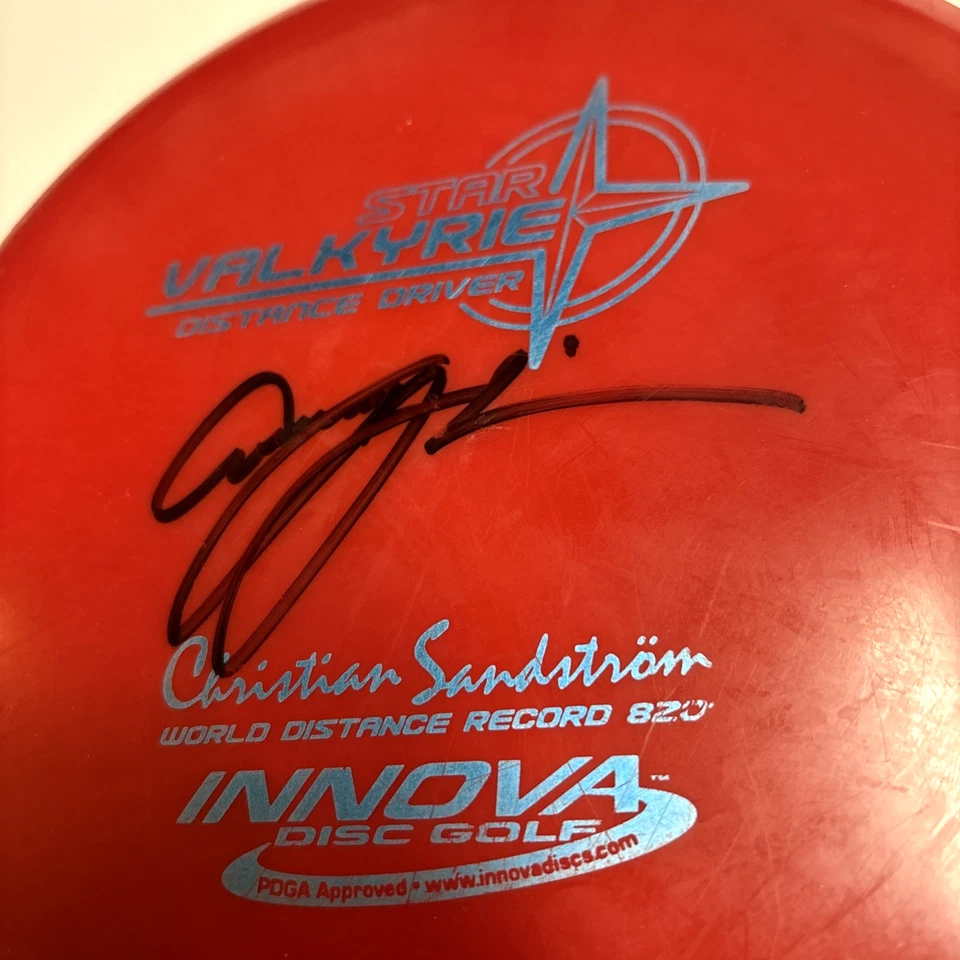 Innova Christian Sandstrom Star Valkyrie PFN 174g SIGNED BY AVERY JENKINS Used - Image 2 of 4