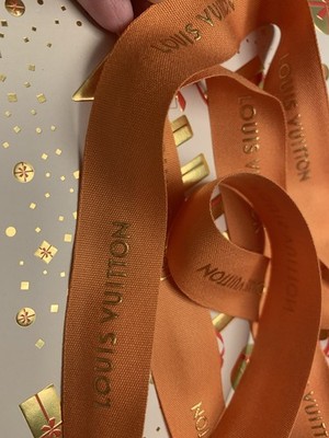 COPY - Authentic Many Yards of Louis Vuitton gold foiled grosgrain holiday ribb… $_57.JPG?set_id=8800005007 main image 2