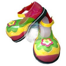 Mexican Professional Green Yellow Clown Shoes Zapato Para Payaso Made In Mexico