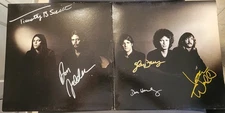 Eagles signed lp The Long Run Gatefold, 5 members , Original, Vintage, Great Gif