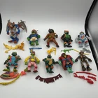 Vintage Lot Of 10 Teenage Mutant Ninja Turtles Action Figures 1980's 1990s