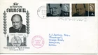 1965 CHURCHILL PHOS. GREAT BRITAIN QE2 GPO ILLUS. FDC SOUTHAMPTON T SLOGAN PMK