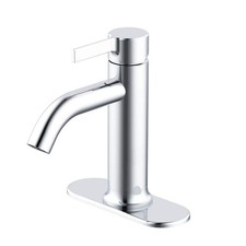 Glacier Bay Ryden Single-Handle Single-Hole Bathroom Faucet in Chrome