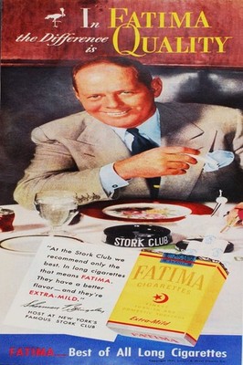  ️ Vintage Fatima Cigarettes Ad Poster - 24x36  - Premium Matte Paper 200gsm
